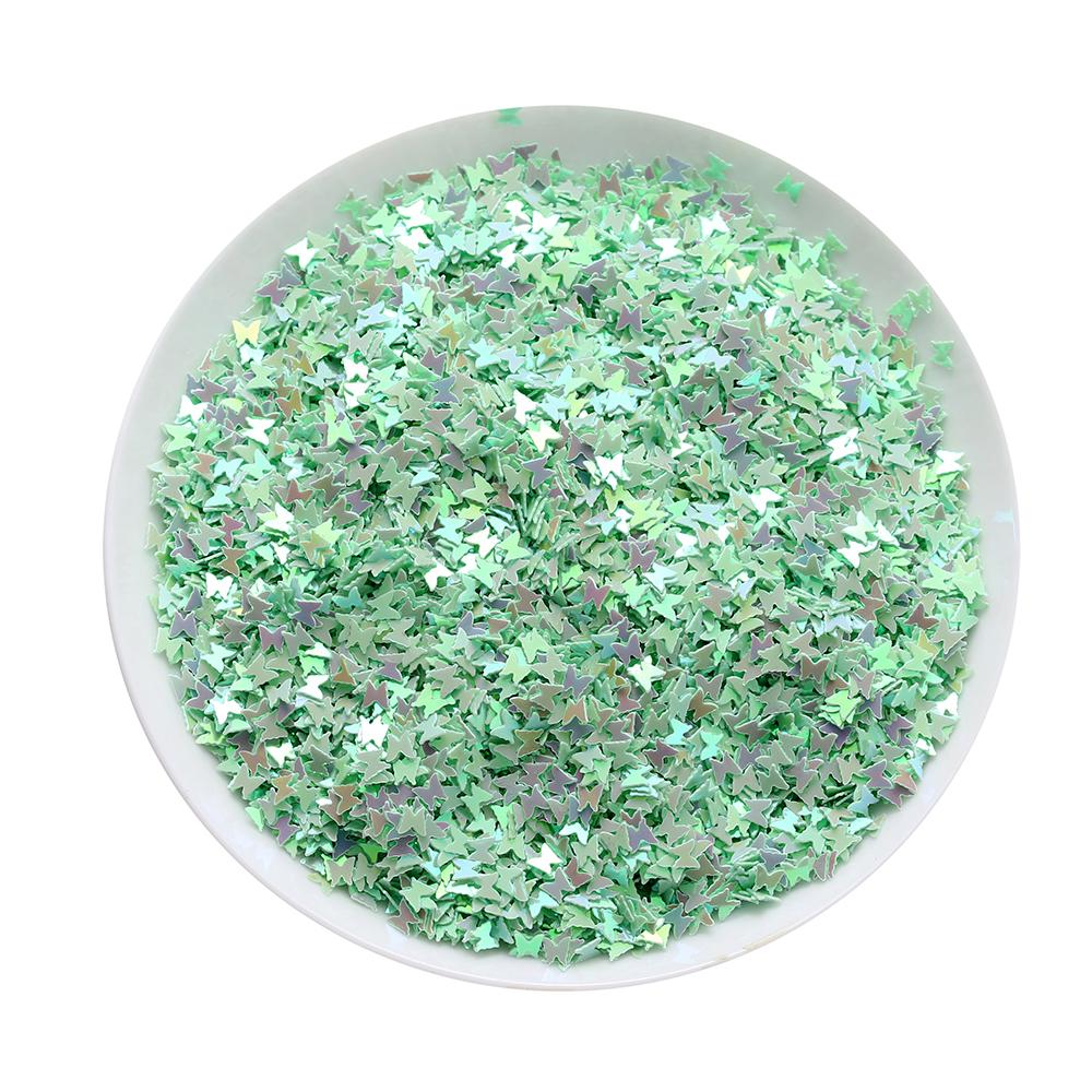 10g Butterfly Sequins Laser Glitter Sequin Epoxy Resin Paillettes Rabbit Heart Sequin for DIY Epoxy Resin Crafts Nail Art Decor