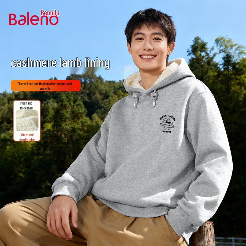 

Baleno Men s Fleece-Lined Winter Hoodie L