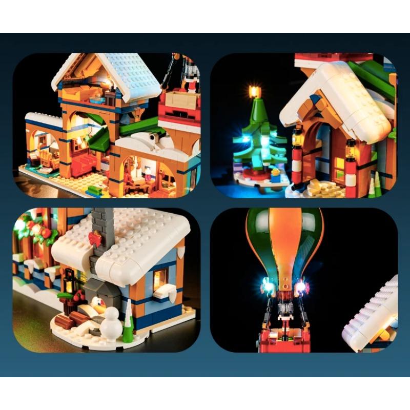 Led Lighting Kit For 10339 Santa's Post Office Winter Village Creator Expert Not Include Building Blocks Only Lighting Set
