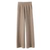 Cashmere Sweatpants Women Autumn Winter 2023 Fashion High Waist Wool Wide Leg Pants Casual Straight Loose Pants