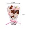 Creative 3D Bouquet Bow Thanks Greeting Card Floral Christmas Card Valentine's Day Postcard Flowers Birthday Gifts Message Card