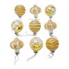 9PCS 8cm Christmas Ball Ornaments Tree Decorations for Holiday Wedding Party