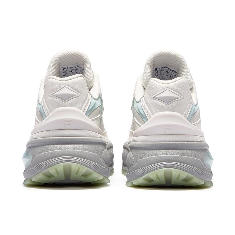 Fila Fusion Bianco III Hard Candy Fashion Versatile Height Increasing Low Top Dad Shoes Women sneakers White T12W521004FCA