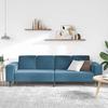 Living Room Sofa Blue 250 x 77 x 76 cm