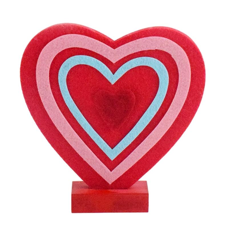 Eye catching Heart Desktop Decoration Delicate Heart Item Tabletop Accessory For Holiday And Party Decorations