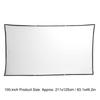 Polyester Foldable Projection Cloth HD Movie Screen  Small Conference Room Projection