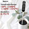 TP300 Probe Thermometer 1-Pack, Fast & Accurate 0.1°C Resolution, 9.65in Long, HOLD Function, for Kitchen & BBQ