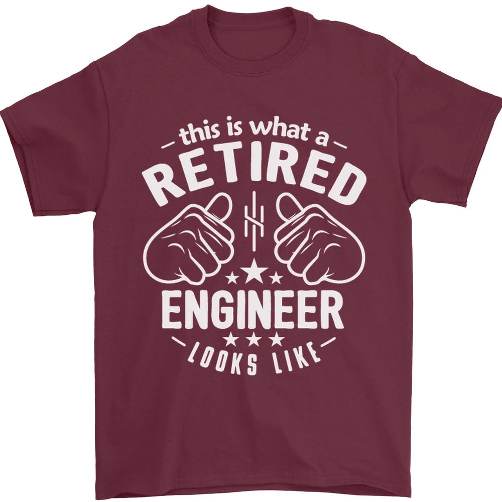 This Is What a Retired Engineer Looks Like Unisexs TShirt 100 Cotton S