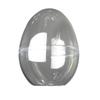 Transparent Egg-Shaped Makeup Sponge Storage Box