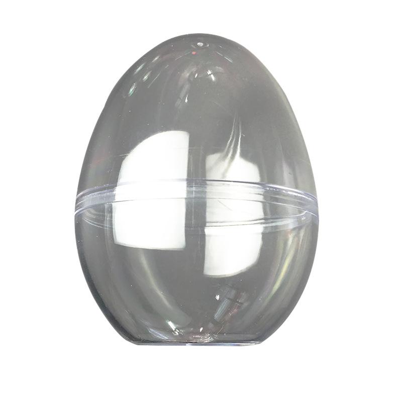 Transparent Egg-Shaped Makeup Sponge Storage Box