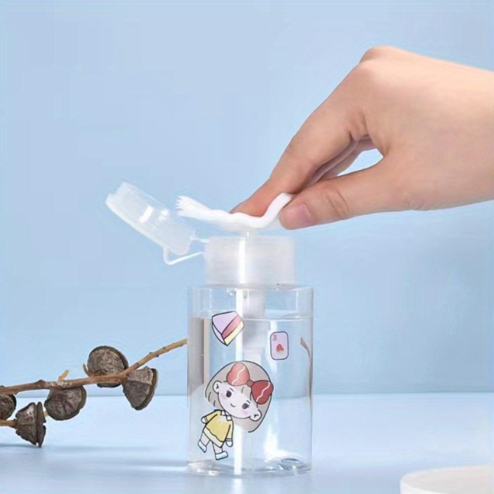Press-type Makeup Remover Water Bottling, Extrusion Beauty Toner Nail Polish Remover Water Bottling, Press Pump Head Travel Portable