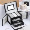 Jewelry Storage Large Size for Jewelry Exquisite Makeup Case Jewelry Organizer Container Boxes Graduation Birthday Gift