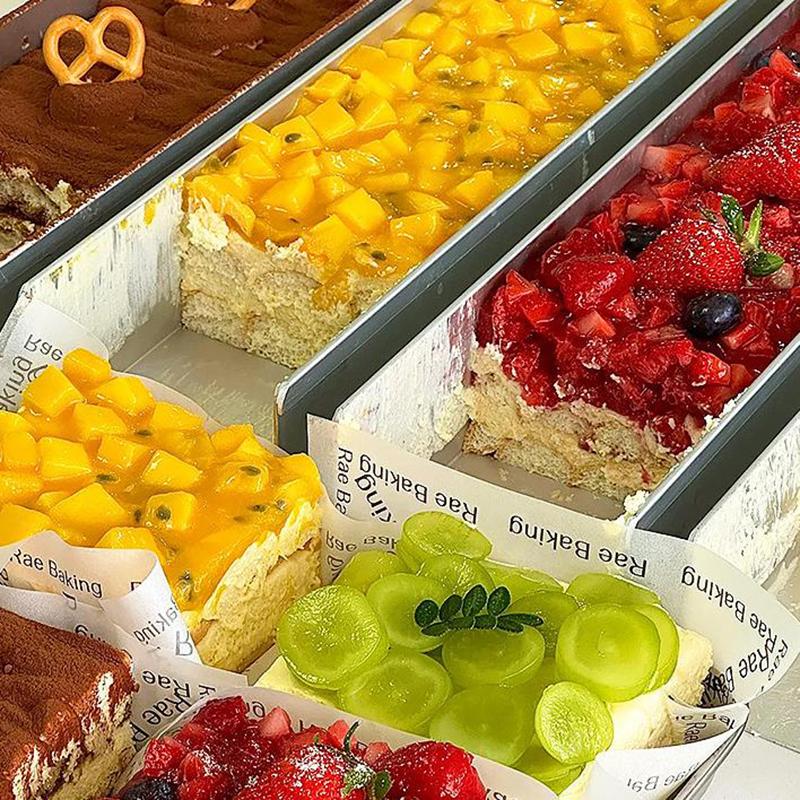 Tiramisu Forma na muffiny Nerezová forma na cheesecake Pečicí forma Obdélníková forma na dort pro narozeninový dort Dort Chléb Šifon Tiramisu