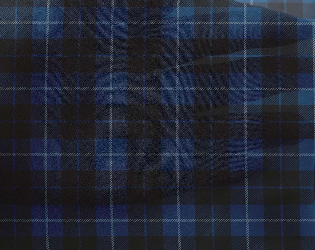 oneOone Georgette Viscose Blue Fabric Check Sewing Craft Projects Fabric Prints By Yard 42 Inch