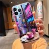 Phone Case Carcasa Funda For iPhone 17 Pro Max Air 16 15 14 13 Pro Max 15 16 Pro 15Plus Coffee Cafe night Aesthetic Case