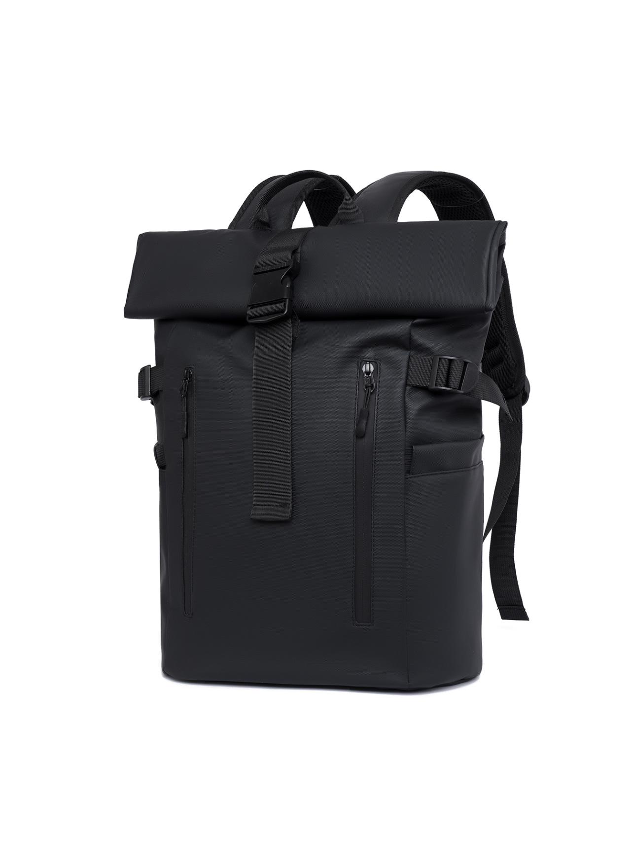 

Multifunctional Water-Resistant Fashion Backpack: Large Capacity, High-Grade Solid Color Laptop Bag
