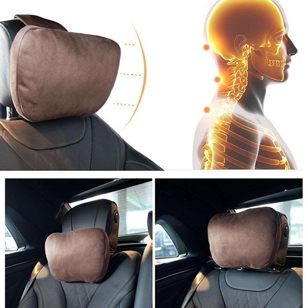 Car Neck Pillow Car Seat Headrest Pillow Auto Memory Cotton Protector Cushion For Universal Car Head Support for Gaming Chair