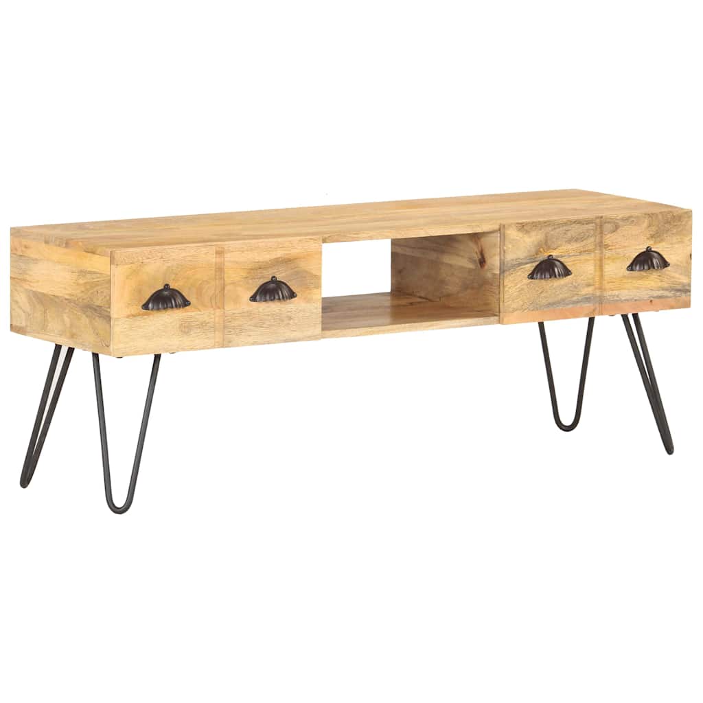 vidaXL TV-Schrank 120x35x45 Cm Mango Massivholz