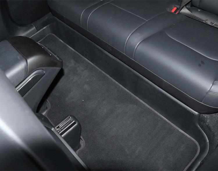 Tesla Model Y Rear Seat Protective Mat - Full Coverage Accessory for Under Seat Modification