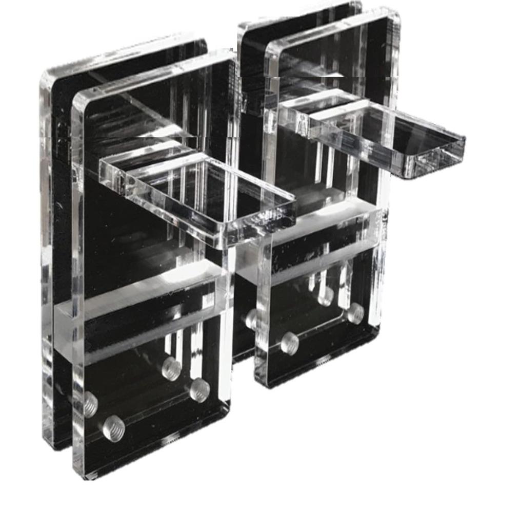 ST TS Aquarium Light Stand, Acrylic Stand, Aquarium Light, Aquarium Light Lift Holder, LED Light Stand ((Up to 8cm))