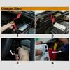 1SET Car Jump Starter Connector Emergency Lead Cable Battery Alligator Clamp Clip