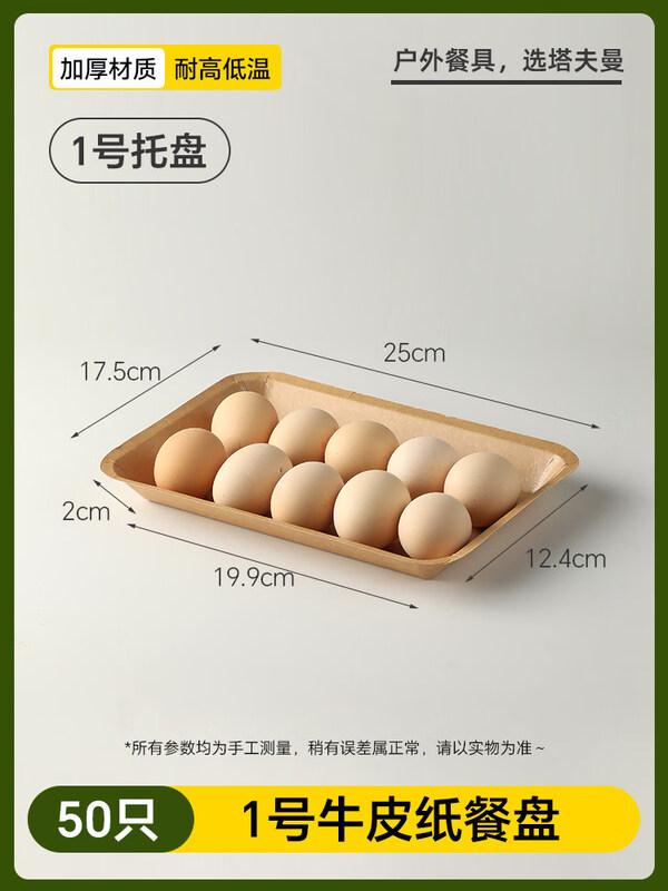 ZISIZ Disposable Food-Grade Paper Plates