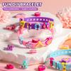 Bracelet Making Kit for Girls DIY Jewelry Craft Kits Letter Bracelet Toys Gifts for Party Supply and Travel Activities