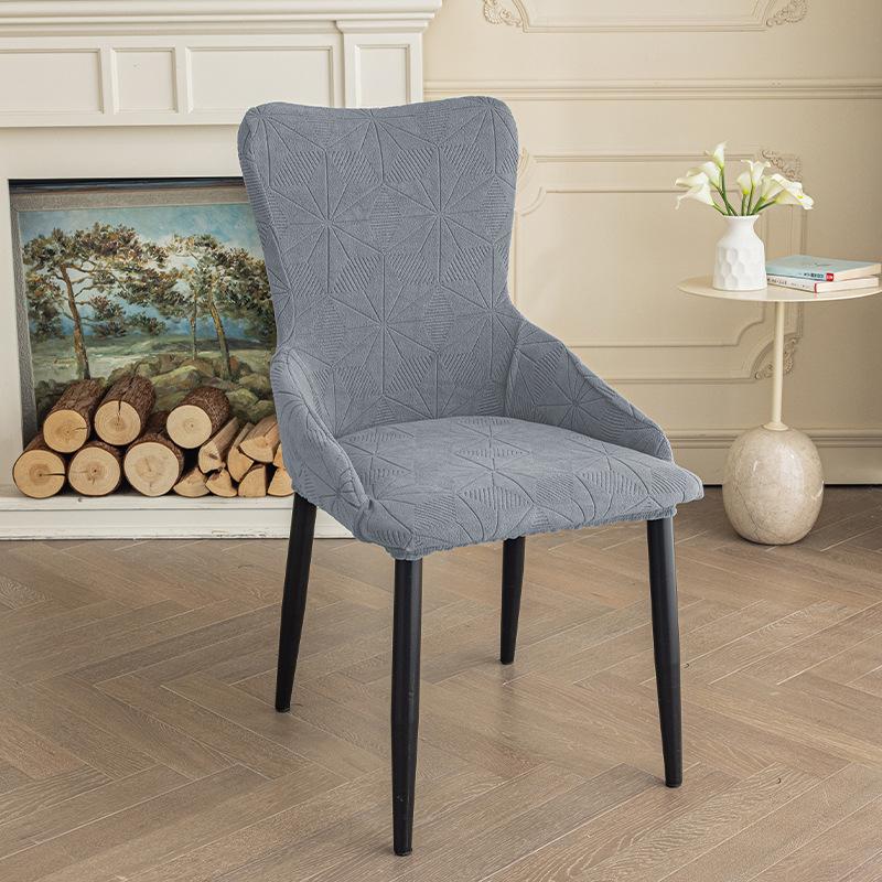 Special-shaped Armrest Style Elastic Chair Cover Simple Chair Cover Thickened Fleece Light Armrest Backrest Integrated Four-season Pass