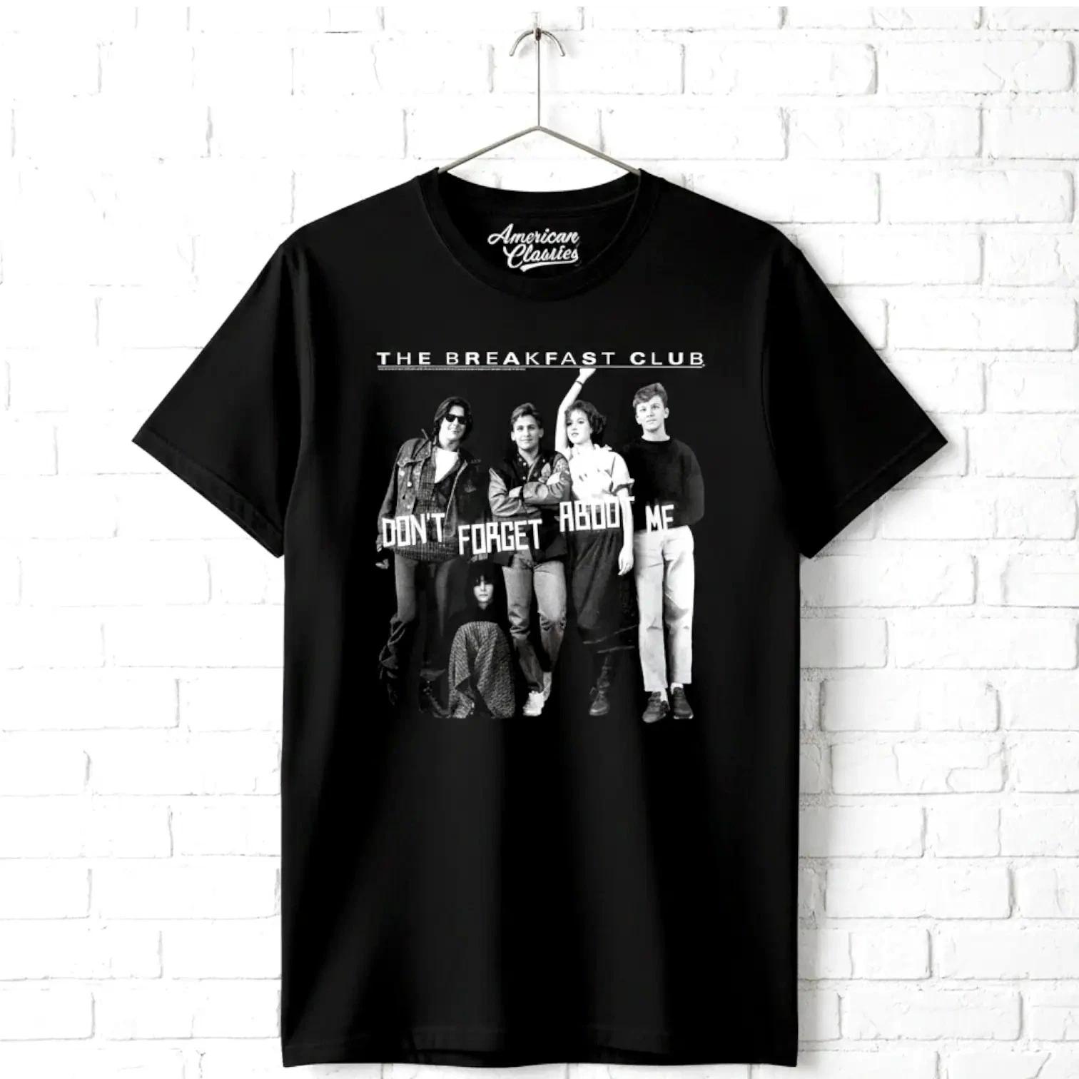 Breakfast Club Don t You Forget About Me Men s T Shirt Movie Quote Group Photo M