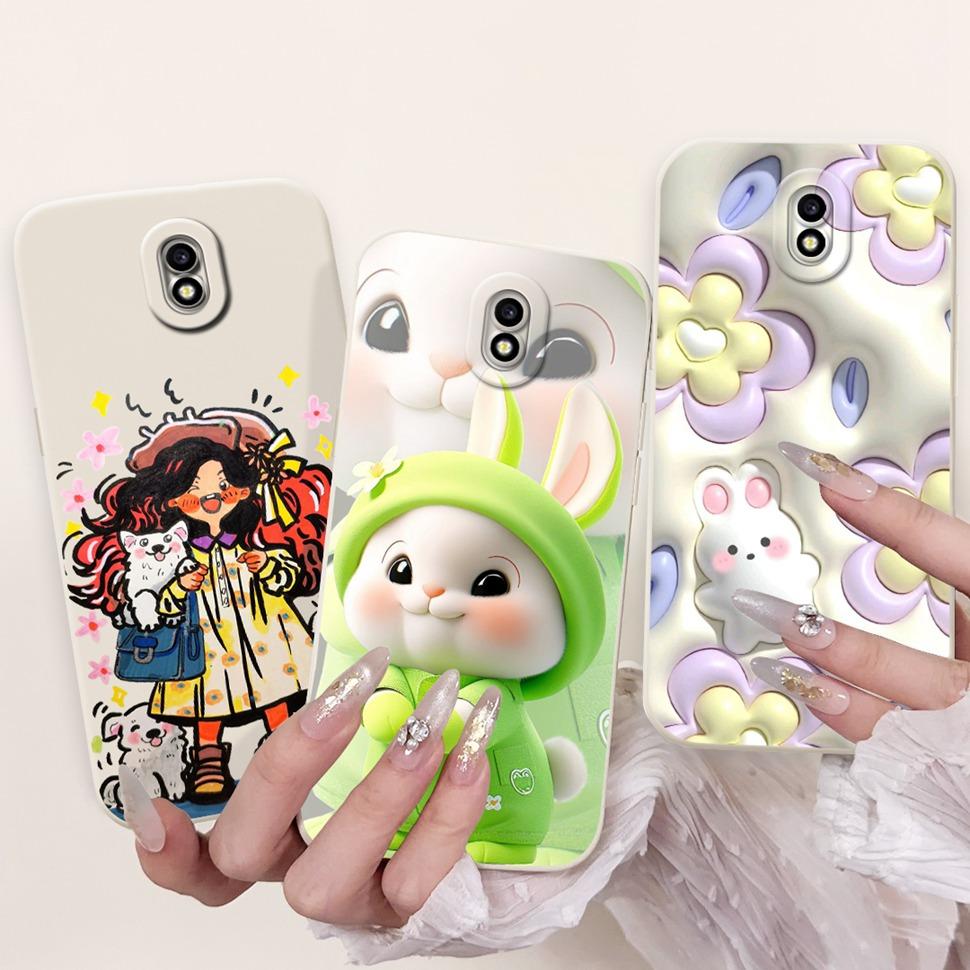 Cute Panda Cover For Samsung J7 2017 Case SM-J730F Silicone Soft TPU Fundas Phone Case For Samsung Galaxy J7 2017 Coque Bumper