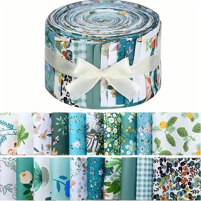 40Pcs Cotton Craft Fabric Cloths Sewing Scrapbook Artcraft Fabric Textile Patchwork Handicraft Quilting Needlework Handmade DIY
