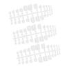 240pcs False Toenails Full Cover Multipurpose Glossy DIY Fake Toenails Full Cover for Home Nail