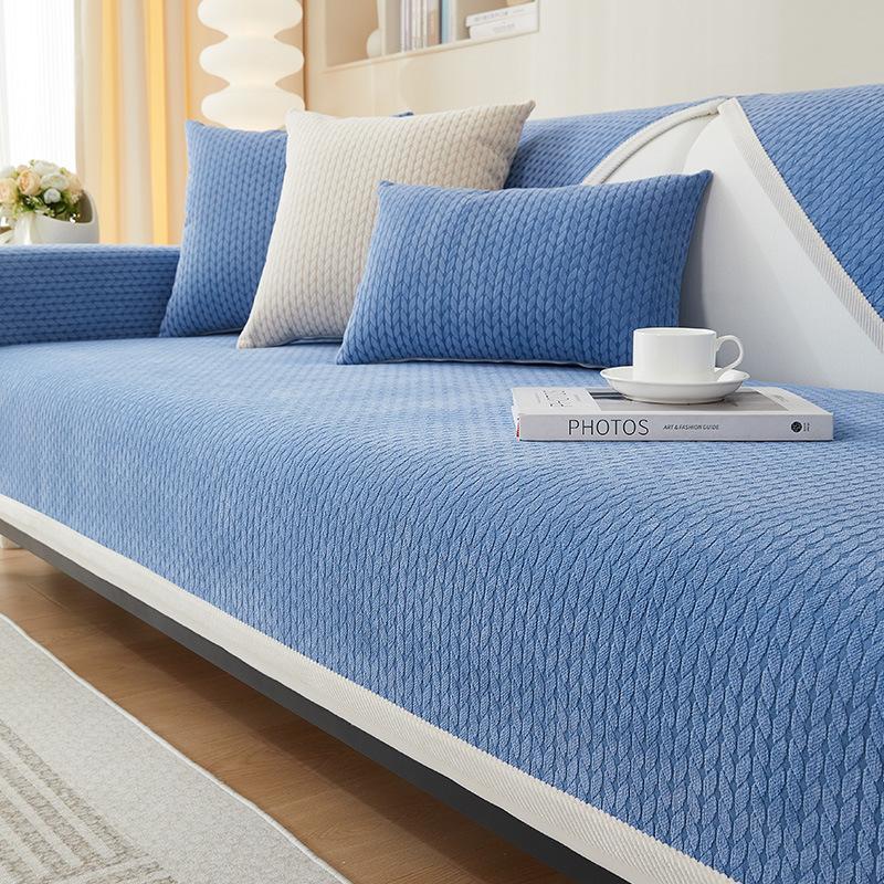 

Chenier Sofa Cushion, Universal In All Seasons, Non-Slip Seat Cushion, Simple And Modern High-End Sense, Solid Color Sofa Cover Cover Cloth Towel 70*70cm