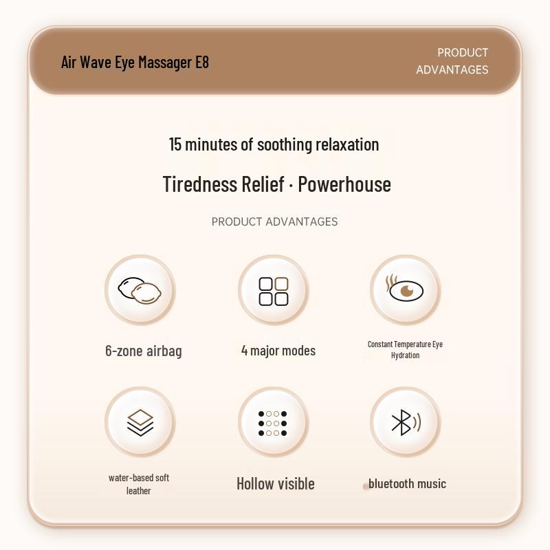 Xilaikang E8 Smart Eye Massager with Heat and Steam