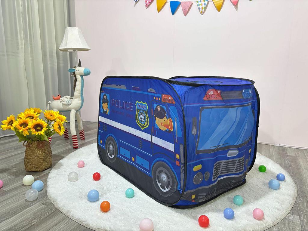 Children's Indoor Playhouse: Folding Tent & Ball Pit Car Villa
