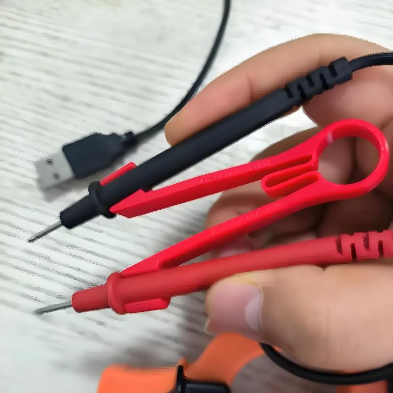 Multimeter Test Probe Clip With Anti Slip Grip And Secure Fixation For Electrical Testing Diy Repair And Electrician Work