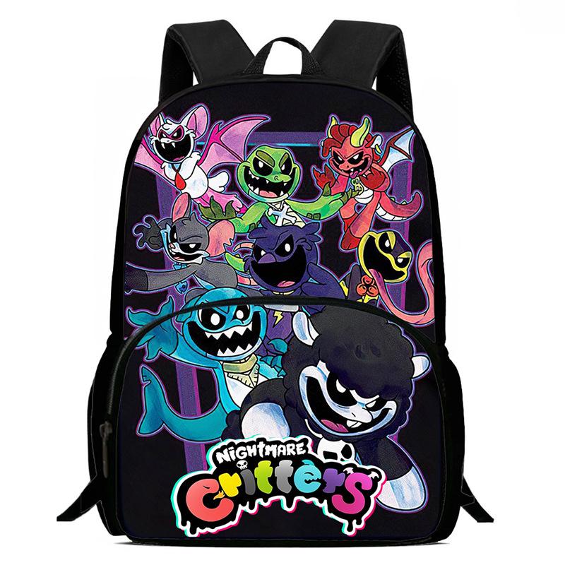 Lachende Crittersnig Htmare Peripherie Anime Rucksack Herren- Und Damen-Schultaschen