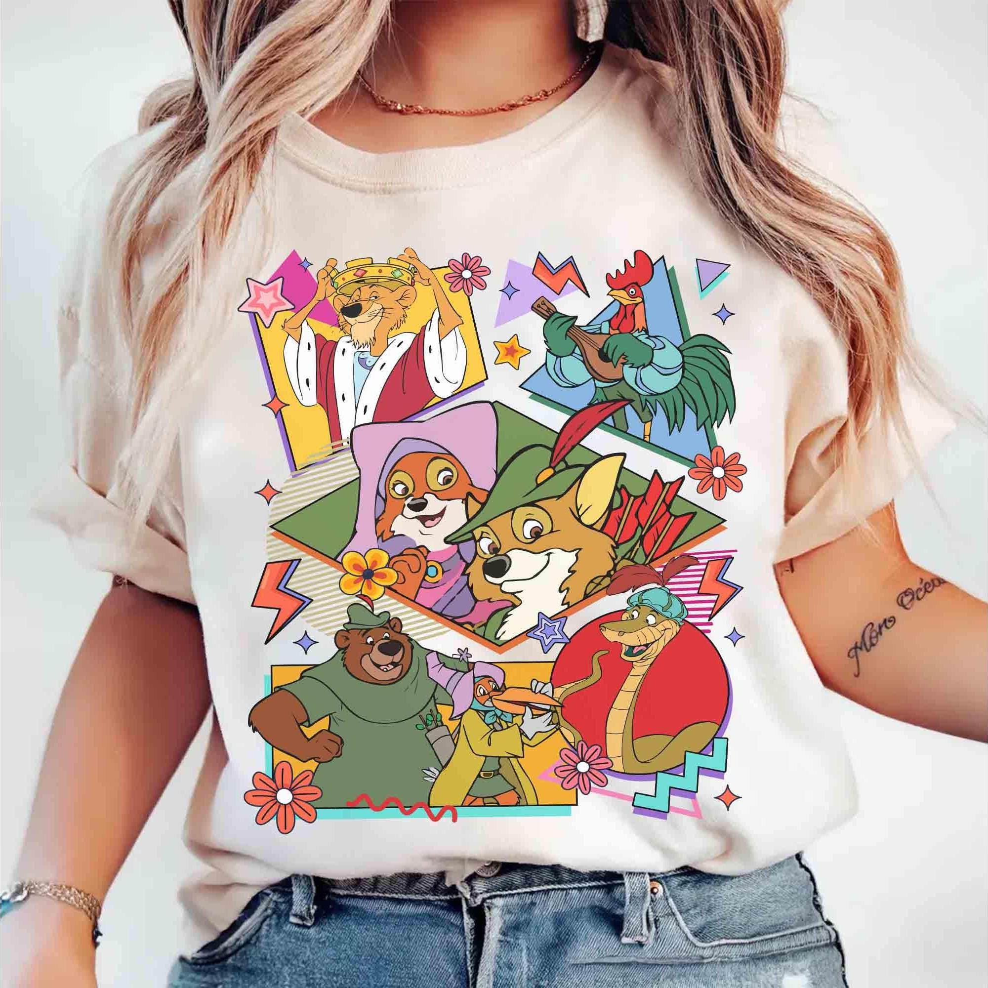 Retro Robin Hood Character Jazz Hiss Marian John Tee All Season Pure Cotton Suitable for Both Unisex and Women S
