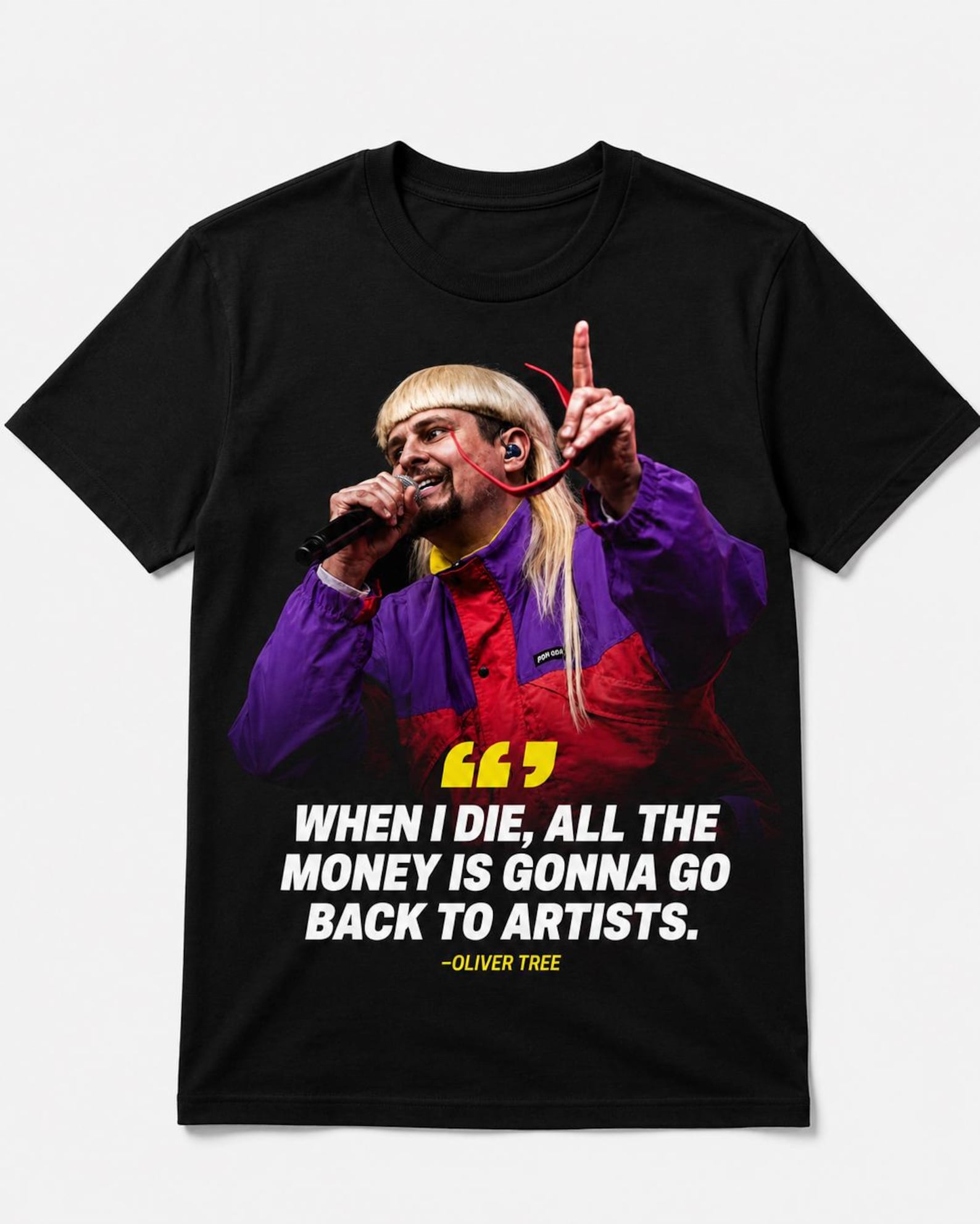 Oliver Tree T-Shirt: Pop Rock Music Merch 90s Retro Style Shirt, Miss You Tee, Gift Memorian M