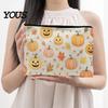 Durable Fabric Organizer Storage Bag, with Halloween Pattern Print, Smooth Zipper Canvas Lightweight Festive Organizer, Portable Stationery Case, for