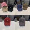 Han Style Alphabet Embroidered Cotton Baseball Cap With Sun Protection For Casual Wear