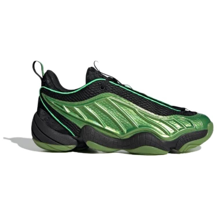 adidas Indurire vol. 8 Scarpe da Basket Basse Antiscivolo Resistenti all'Abrasione Unisex Verde Nero JQ2619