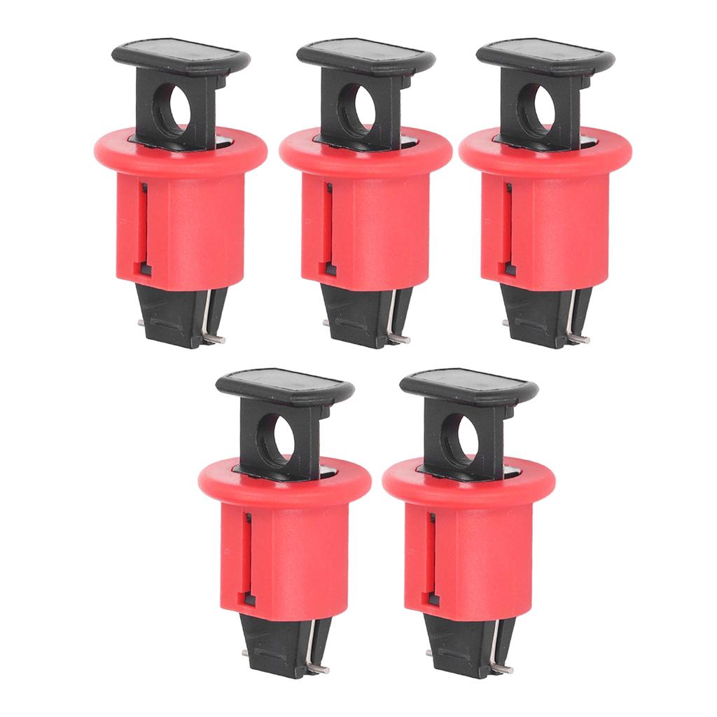 5Pcs Circuit Breaker Lockout Device Electrical Miniature Lock Pin Out Standard Industrial Grade Switch