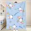 P-Pochaccoes Picnic Blanket Fluffy Soft Blankets and Throws Sofa Blankets for Bed Summer Comforter Bedspread on the Bed Anime &