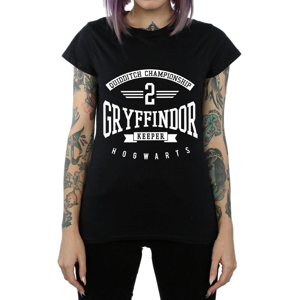 HARRY POTTER Womens/Ladies Gryffindor Keeper Cotton T-Shirt