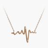 Monograph Heartbeat Necklace Mgnl0354 14K Gold Plated