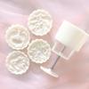 24TE DIY 3D Mooncake Mold Set 150g Dragons Fish Pattern Plastic Moon Cake Mold Press Safe Cookie Mold for Mid-Autumn Festival
