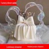 NetizenINS Flowing Colored Ribbon Cake Decoration for Valentine's Day