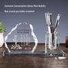 Crystal Pen Holder: Graduation, Teacher, Business Opening, and School Anniversary Gift
