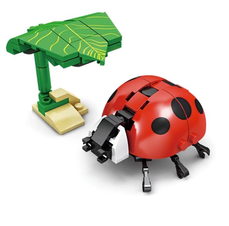 Tiere Figuren Fuchs Känguru Giraffe Figur Modell Bausteine Kits Spielzeug Für Kinder Wilde Tier Kinder Geschenke